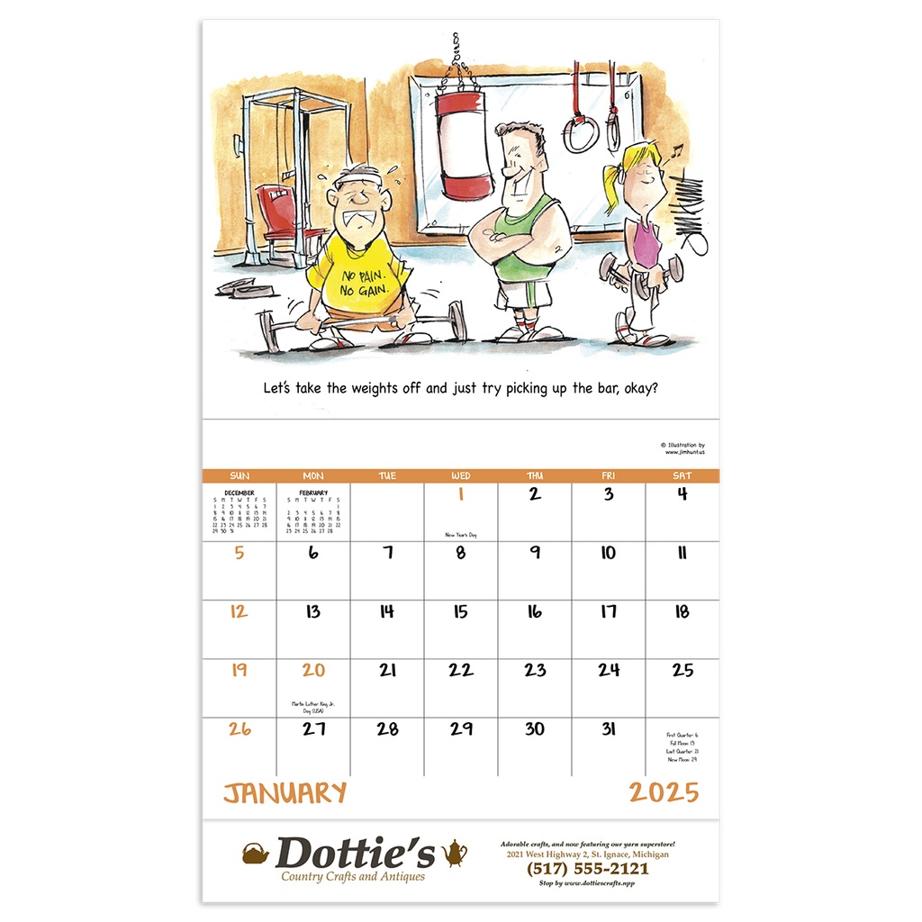 Laughing It Up! Wall Calendar
