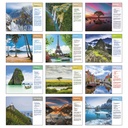 World Scenes with Recipes Wall Calendar