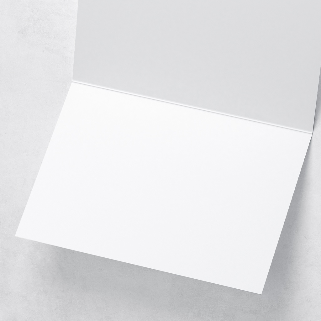 Business Note Cards - Folded Inside