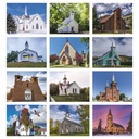 Scenic Churches Wall Calendar