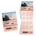 Beach Tri-Fold Greeting Card Calendar