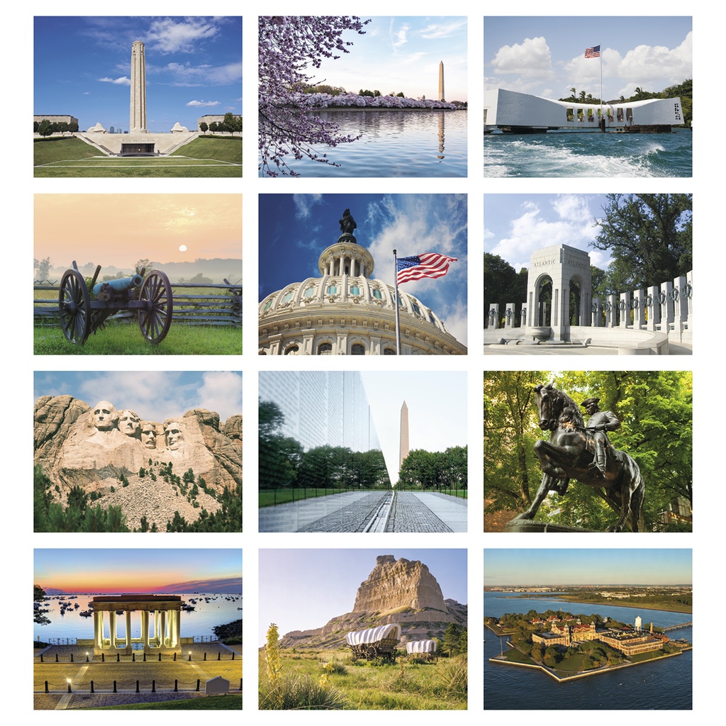 American History Wall Calendar