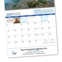Trusted Choice Scenic Wall Calendar - Spiral Inside