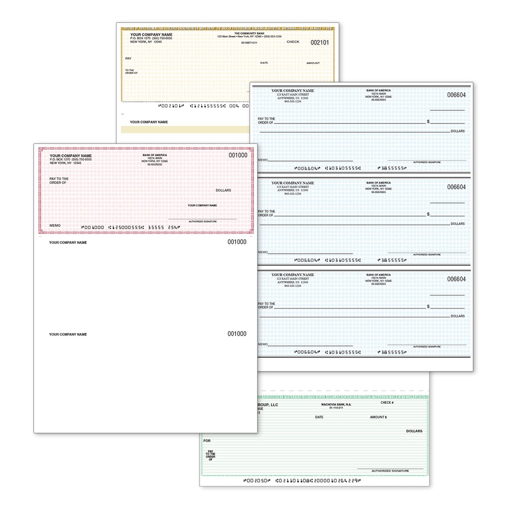 Preprinted Business Checks