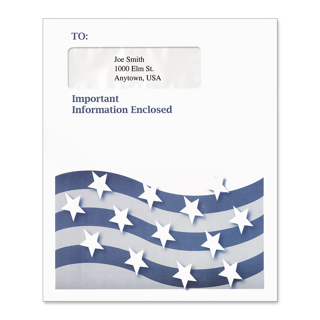 Multi-Purpose Tax Return Envelope (Stars & Stripes)