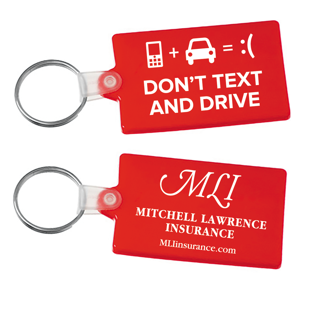 Don't Text and Drive Keychain
