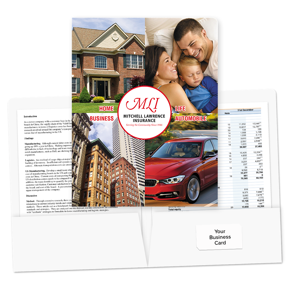 Pre-Designed Insurance Folder - Full Coverage
