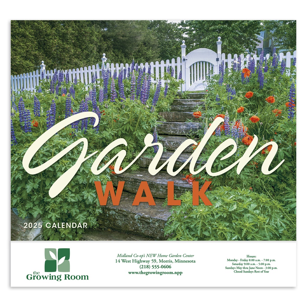 Garden Walk Wall Calendar