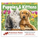 Puppies & Kittens Wall Calendar