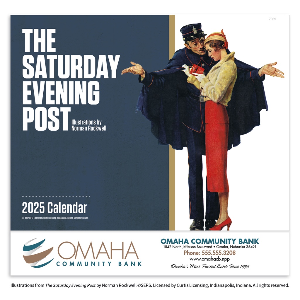 The Saturday Evening Post Wall Calendar