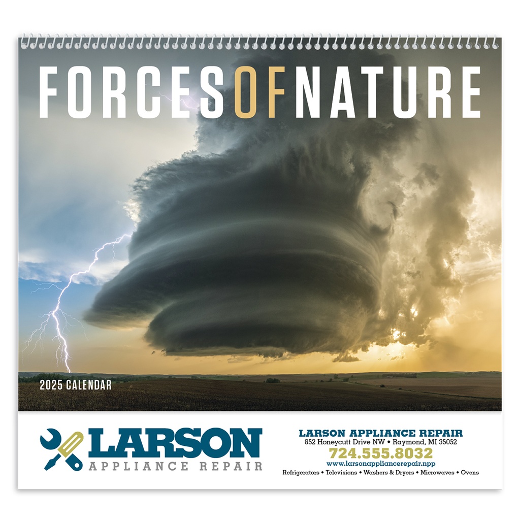 Forces of Nature Wall Calendar