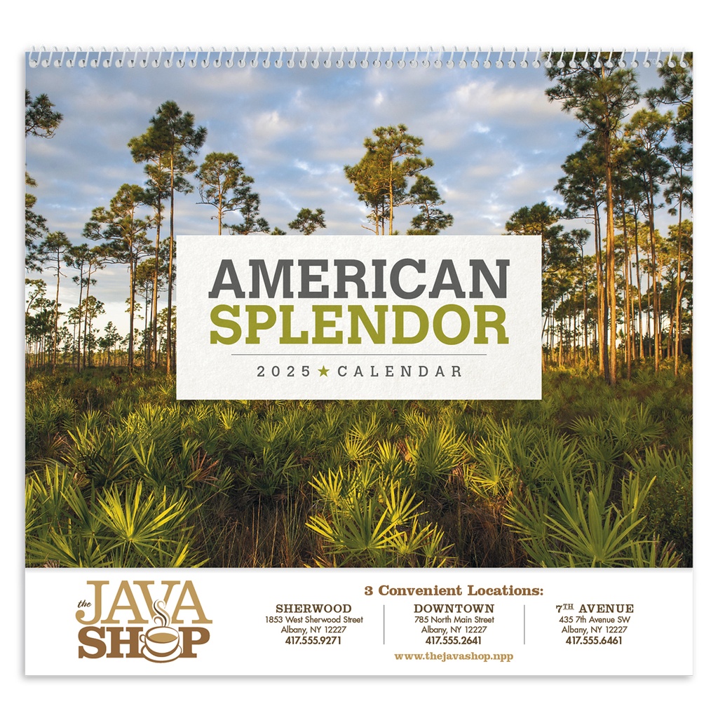 American Splendor Wall Calendar