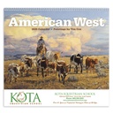 American West Wall Calendar