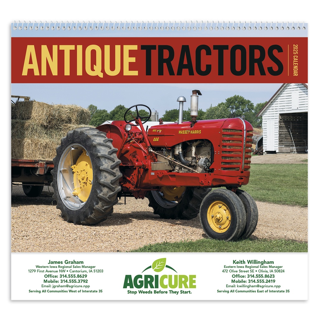 Antique Tractors Wall Calendar