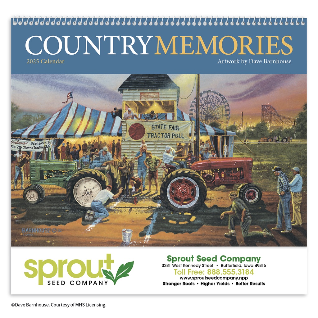 Country Memories Wall Calendar