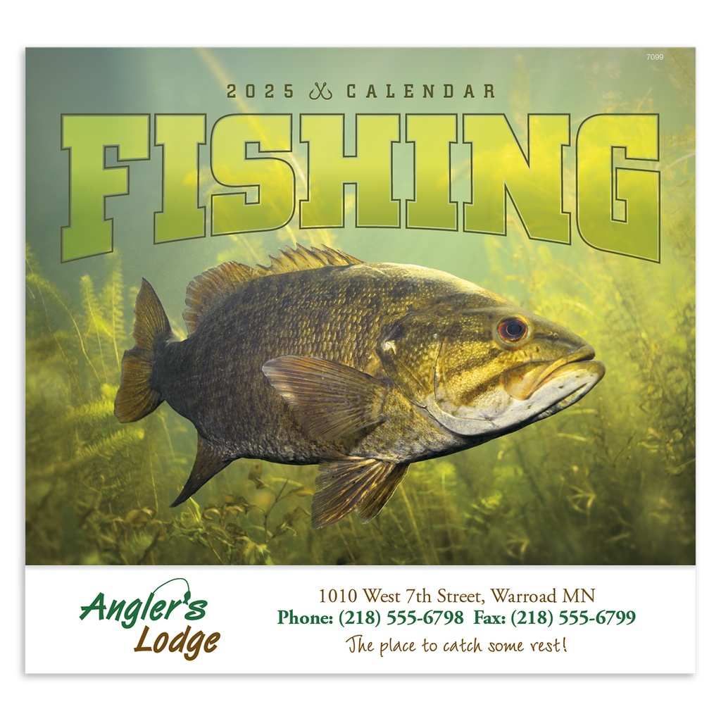 Fishing Wall Calendar