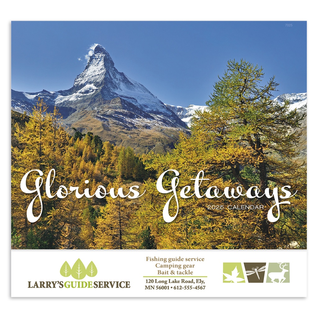 Glorious Getaways Wall Calendar