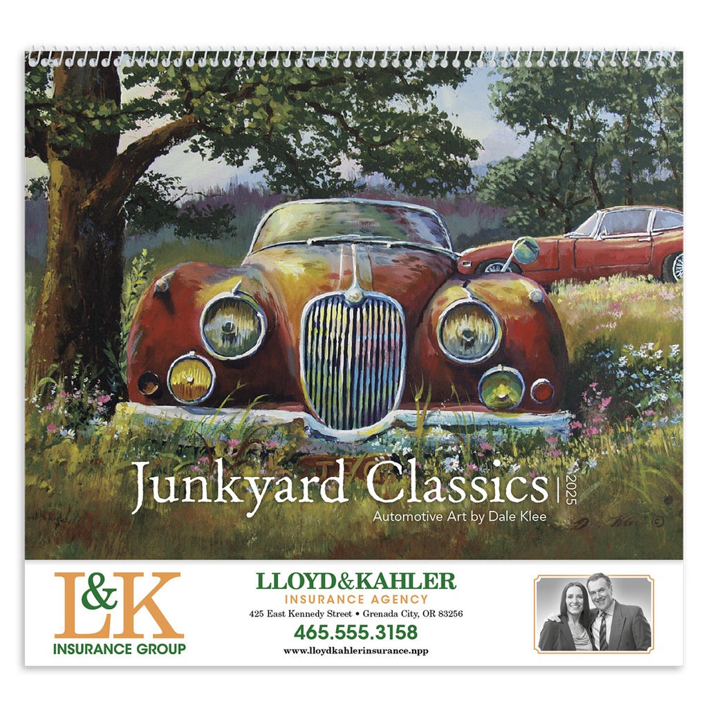 Junkyard Classics Wall Calendar