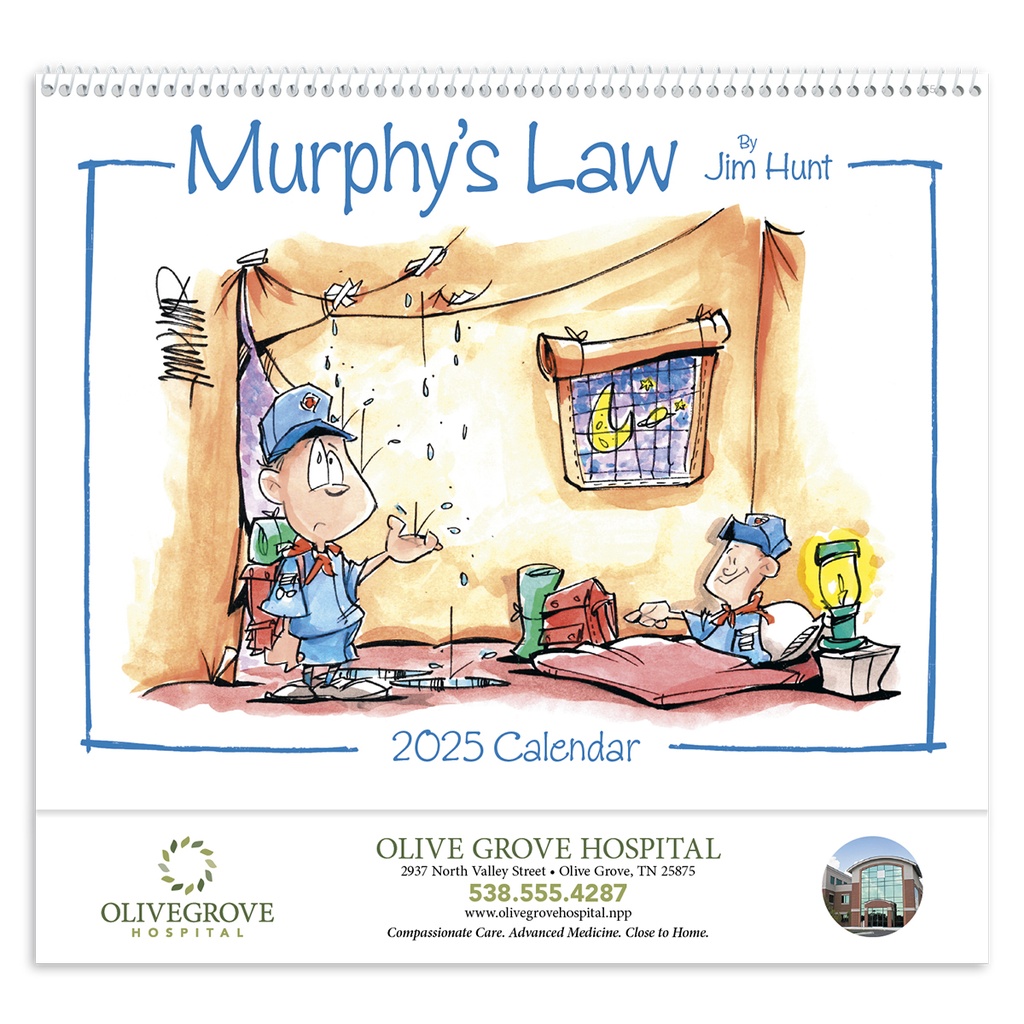 Murphy's Law Wall Calendar - Spiral