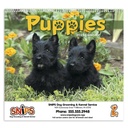 Puppies Wall Calendar