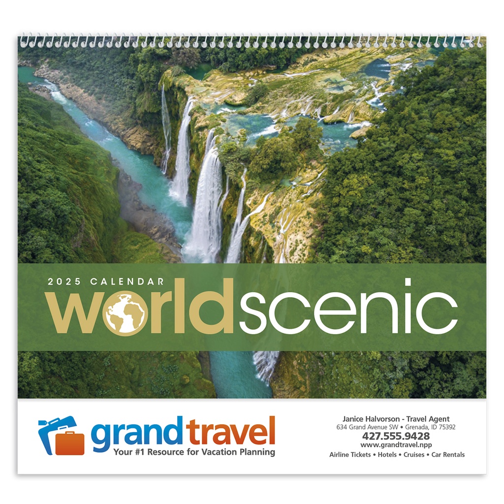 World Scenic Wall Calendar