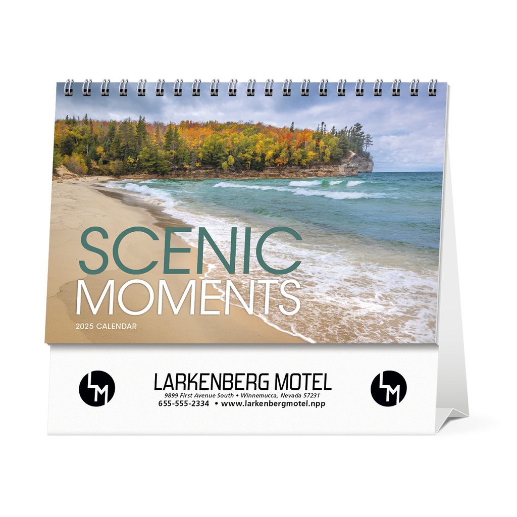 Scenic Moments Large Desk Calendar