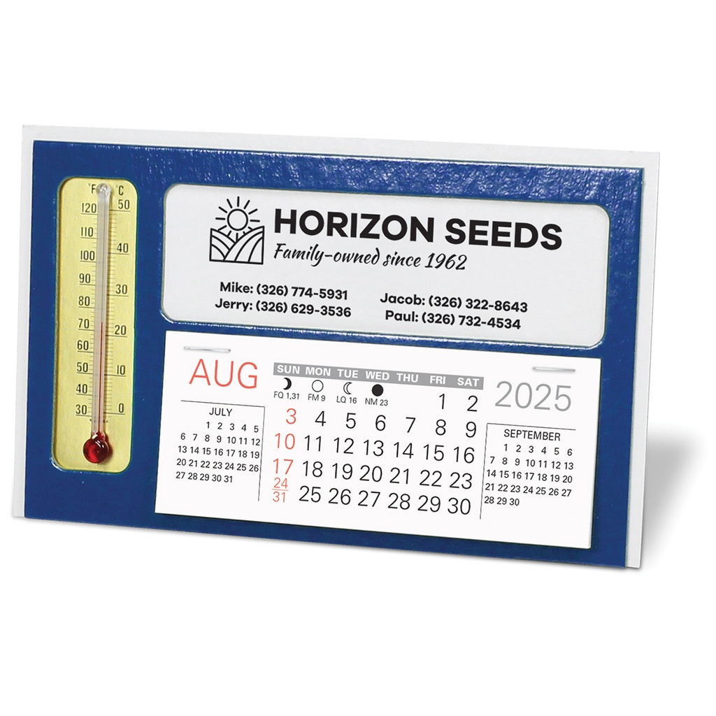 Thermometer Desk Calendar