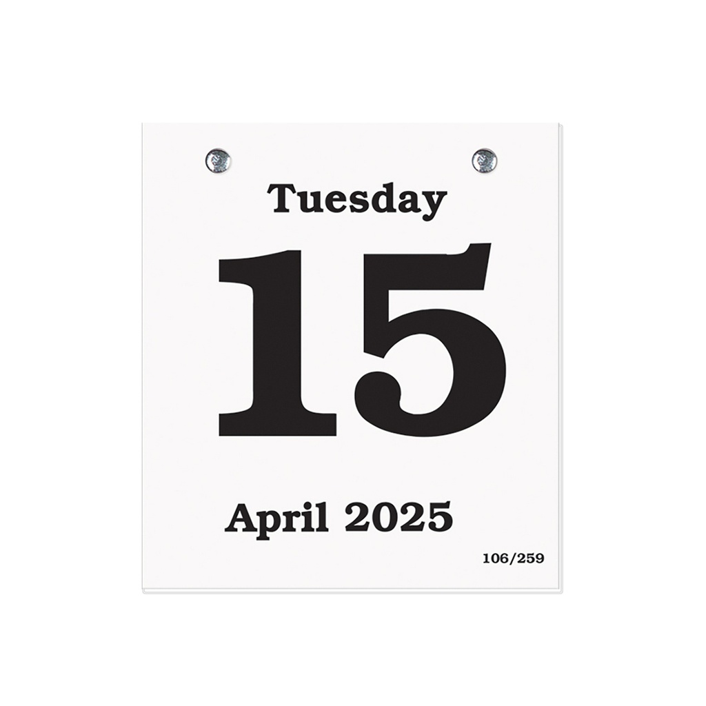 Executive Daily Date Refill Calendar Pad