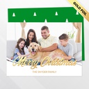 Holiday Hills Photo Greeting Cards - FOIL