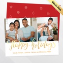 Playful Holiday Photo Cards - FOIL