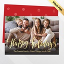Spirited Holiday Photo Cards - FOIL