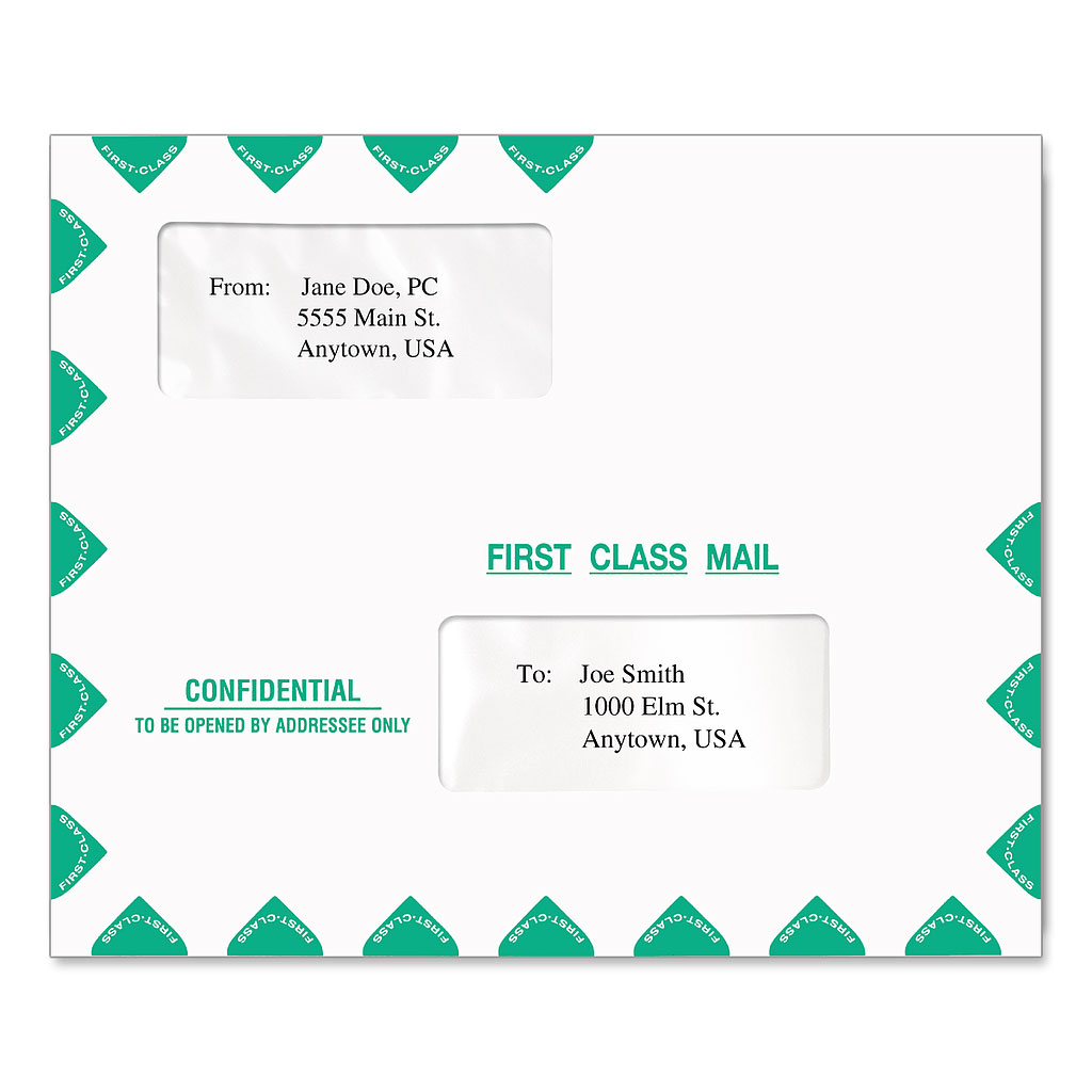 Tax Software Envelope - Confidential 10 x 13