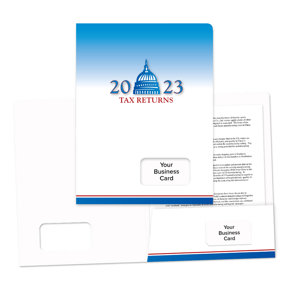 Success Tax Return Folders - Capitol