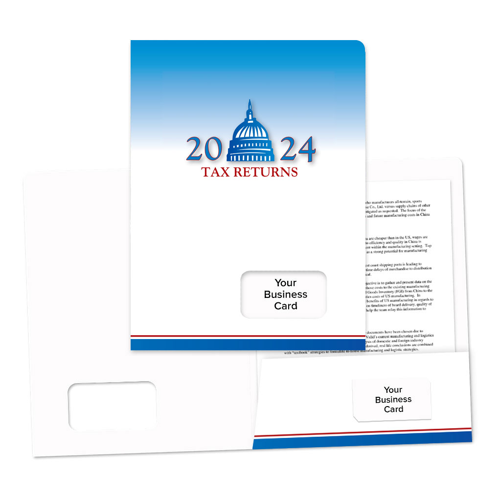 Success Tax Return Folders - Capitol