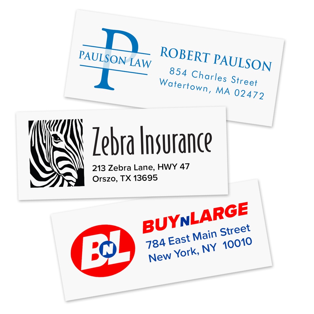 Printed Return Address Labels Mines Press 4491