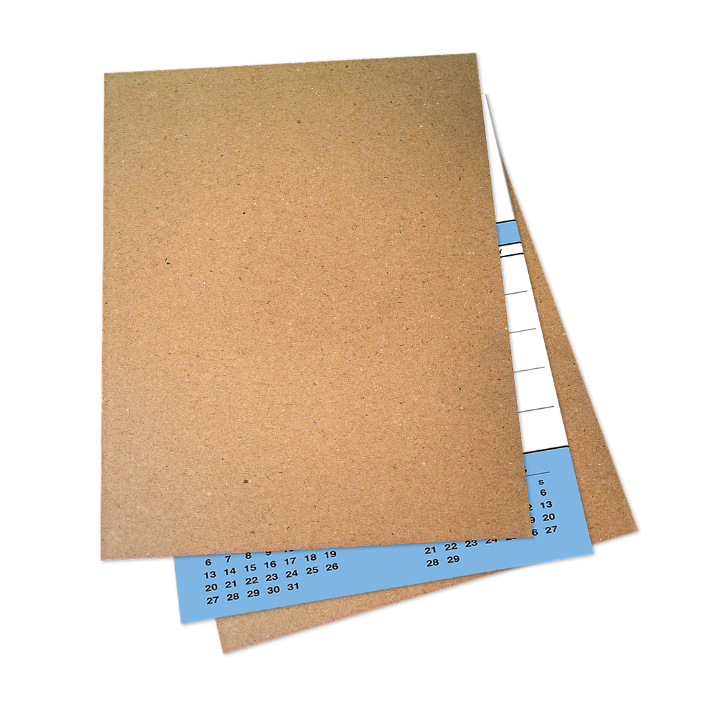 Contractor Calendar Cardboard Stiffeners